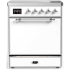 Ilve Majestic III Collection UMIB30QNR3WHC - 30 Inch Induction Range with 4 Induction Elements