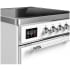 Ilve Majestic III Collection UMIB30QNR3WHC - 30 Inch Induction Range with 4 Induction Elements