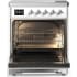 Ilve Majestic III Collection UMIB30QNR3WHC - 30 Inch Induction Range with 4 Induction Elements