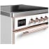 Ilve Majestic III Collection UMIB30QNR3WHP - 30 Inch Induction Range with 4 Induction Elements
