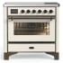 Ilve Majestic III Collection UMIB36NR3AWB - 36 Inch Induction Range with 6 Induction Elements