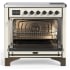 Ilve Majestic III Collection UMIB36NR3AWB - 36 Inch Induction Range with 6 Induction Elements