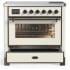 Ilve Majestic III Collection UMIB36NR3AWB - 36 Inch Induction Range with 6 Induction Elements