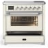 Ilve Majestic III Collection UMIB36NR3AWC - 36 Inch Induction Range with 6 Induction Elements