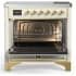Ilve Majestic III Collection UMIB36NR3AWG - 36 Inch Induction Range with 6 Induction Elements