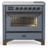 Ilve Majestic III Collection UMIB36NR3BGB - 36 Inch Induction Range with 6 Induction Elements
