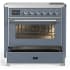 Ilve Majestic III Collection UMIB36NR3BGC - 36 Inch Induction Range with 6 Induction Elements