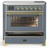 Ilve Majestic III Collection UMIB36NR3BGG - 36 Inch Induction Range with 6 Induction Elements