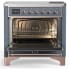 Ilve Majestic III Collection UMIB36NR3BGP - 36 Inch Induction Range with 6 Induction Elements
