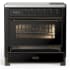 Ilve Majestic III Collection UMIB36NR3BKB - 36 Inch Induction Range with 6 Induction Elements
