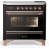 Ilve Majestic III Collection UMIB36NR3BKP - 36 Inch Induction Range with 6 Induction Elements