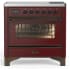 Ilve Majestic III Collection UMIB36NR3BUB - 36 Inch Induction Range with 6 Induction Elements