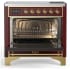 Ilve Majestic III Collection UMIB36NR3BUG - 36 Inch Induction Range with 6 Induction Elements