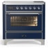 Ilve Majestic III Collection UMIB36NR3MBC - 36 Inch Induction Range with 6 Induction Elements