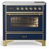 Ilve Majestic III Collection UMIB36NR3MBG - 36 Inch Induction Range with 6 Induction Elements