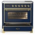 Ilve Majestic III Collection UMIB36NR3MBG - 36 Inch Induction Range with 6 Induction Elements