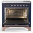 Ilve Majestic III Collection UMIB36NR3MBP - 36 Inch Induction Range with 6 Induction Elements
