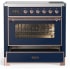 Ilve Majestic III Collection UMIB36NR3MBP - 36 Inch Induction Range with 6 Induction Elements