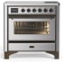 Ilve Majestic III Collection UMIB36NR3SSB - 36 Inch Induction Range with 6 Induction Elements