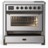 Ilve Majestic III Collection UMIB36NR3SSB - 36 Inch Induction Range with 6 Induction Elements