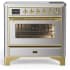 Ilve Majestic III Collection UMIB36NR3SSG - 36 Inch Induction Range with 6 Induction Elements