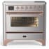 Ilve Majestic III Collection UMIB36NR3SSP - 36 Inch Induction Range with 6 Induction Elements