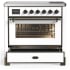 Ilve Majestic III Collection UMIB36NR3WHB - 36 Inch Induction Range with 6 Induction Elements