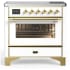 Ilve Majestic III Collection UMIB36NR3WHG - 36 Inch Induction Range with 6 Induction Elements