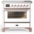 Ilve Majestic III Collection UMIB36NR3WHP - 36 Inch Induction Range with 6 Induction Elements