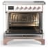 Ilve Majestic III Collection UMIB36NR3WHP - 36 Inch Induction Range with 6 Induction Elements
