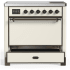 Ilve Majestic III Collection UMIB36QNR3AWB - 36 Inch Induction Range with 6 Induction Elements in Antique White