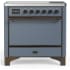 Ilve Majestic III Collection UMIB36QNR3BGB - 36 Inch Induction Range with 6 Induction Elements