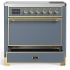 Ilve Majestic III Collection UMIB36QNR3BGG - 36 Inch Induction Range with 6 Induction Elements