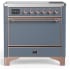 Ilve Majestic III Collection UMIB36QNR3BGP - 36 Inch Induction Range with 6 Induction Elements