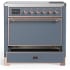Ilve Majestic III Collection UMIB36QNR3BGP - 36 Inch Induction Range with 6 Induction Elements