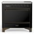 Ilve Majestic III Collection UMIB36QNR3BKB - 36 Inch Induction Range with 6 Induction Elements