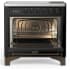Ilve Majestic III Collection UMIB36QNR3BKB - 36 Inch Induction Range with 6 Induction Elements
