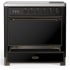 Ilve Majestic III Collection UMIB36QNR3BKB - 36 Inch Induction Range with 6 Induction Elements