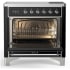 Ilve Majestic III Collection UMIB36QNR3BKC - 36 Inch Induction Range with 6 Induction Elements