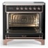 Ilve Majestic III Collection UMIB36QNR3BKP - 36 Inch Induction Range with 6 Induction Elements