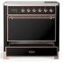 Ilve Majestic III Collection UMIB36QNR3BKP - 36 Inch Induction Range with 6 Induction Elements