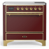 Ilve Majestic III Collection UMIB36QNR3BUG - 36 Inch Induction Range with 6 Induction Elements