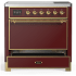 Ilve Majestic III Collection UMIB36QNR3BUG - 36 Inch Induction Range with 6 Induction Elements