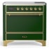 Ilve Majestic III Collection UMIB36QNR3EGG - 36 Inch Induction Range with 6 Induction Elements