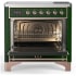 Ilve Majestic III Collection UMIB36QNR3EGP - 36 Inch Induction Range with 6 Induction Elements