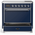 Ilve Majestic III Collection UMIB36QNR3MBC - 36 Inch Induction Range with 6 Induction Elements