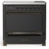 Ilve Majestic III Collection UMIB36QNR3MGB - 36 Inch Induction Range with 6 Induction Elements