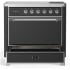 Ilve Majestic III Collection UMIB36QNR3MGC - 36 Inch Induction Range with 6 Induction Elements