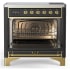 Ilve Majestic III Collection UMIB36QNR3MGG - 36 Inch Induction Range with 6 Induction Elements