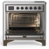Ilve Majestic III Collection UMIB36QNR3SSB - 36 Inch Induction Range with 6 Induction Elements